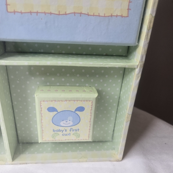 Vintage Gund Babys Firsts Keepsake Box Gift Set Gender Neutral 13 Items In Set - Picture 4 of 12